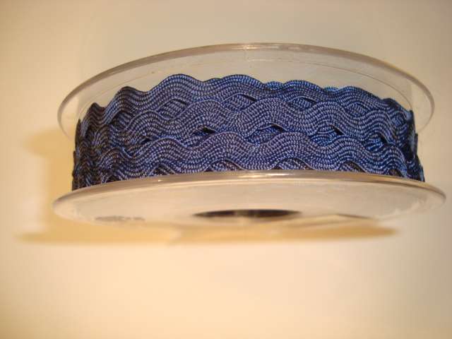 20 metre reel of Ric Rac 9mm wide choice of colour