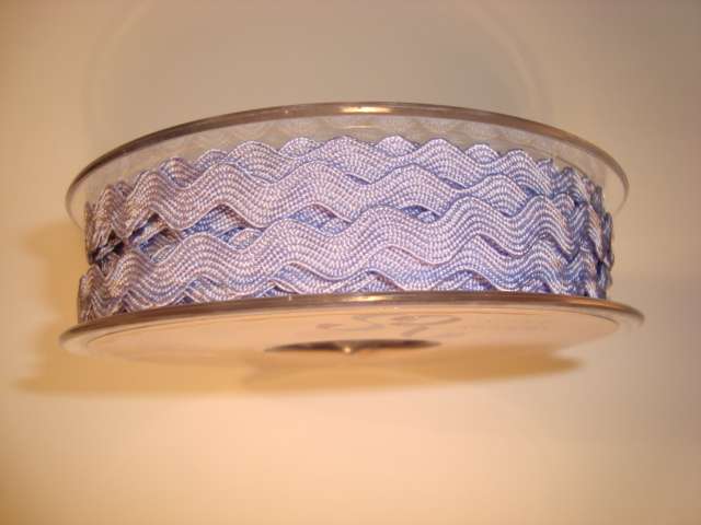 20 metre reel of Ric Rac 9mm wide choice of colour