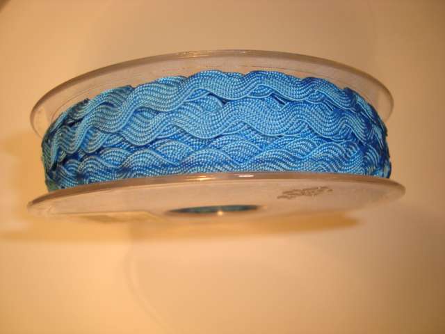 20 metre reel of Ric Rac 9mm wide choice of colour