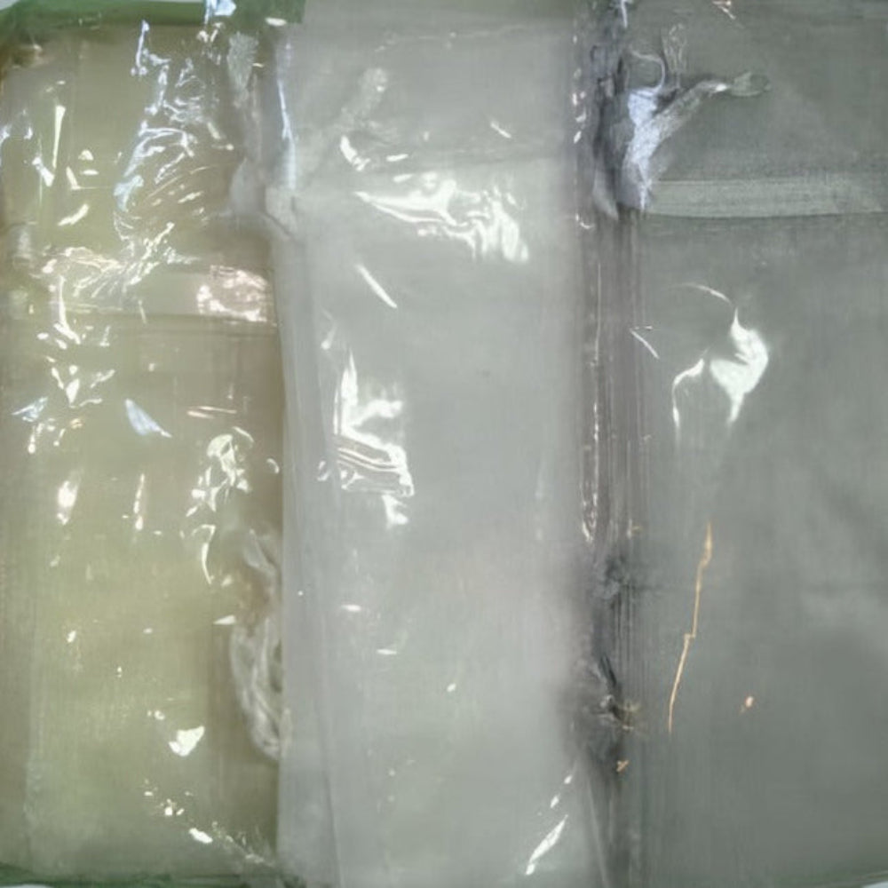 10 organza bags medium size 10cm x 13cm / 4x5 inch New Colours