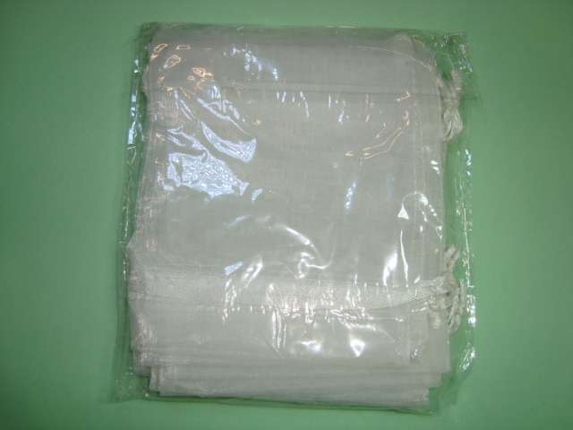 10 organza bags medium size 10cm x 13cm / 4x5 inch New Colours