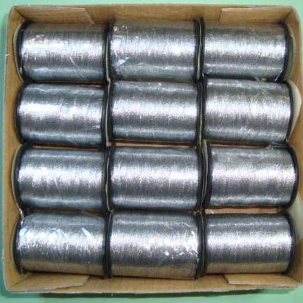 12 reels of 100 yards 91 metres metallic thread