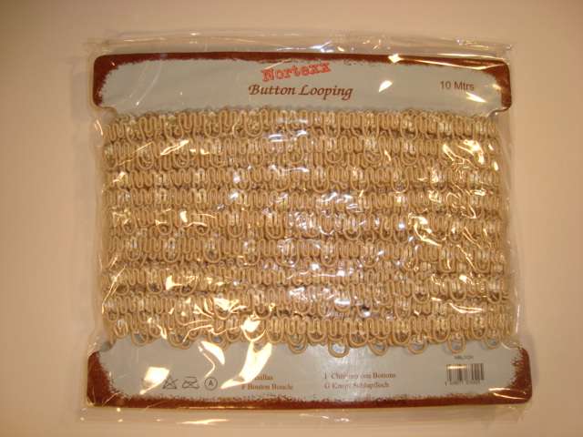 10 metres of button looping