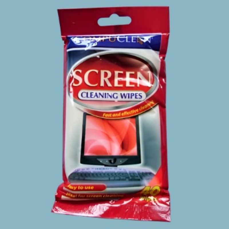 40 computer screen cleaning wipes