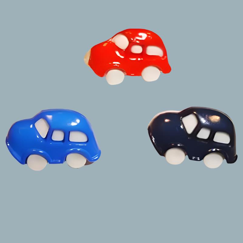 100 car shape buttons size16mm x 11mm choice of colours