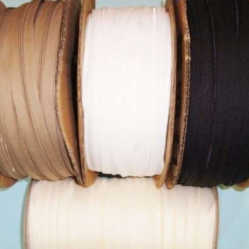 100 metres of Continuous zip size 3mm teeth choice of colour