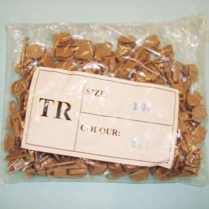 100 Continuous zip pulls / sliders 5mm choice of colour