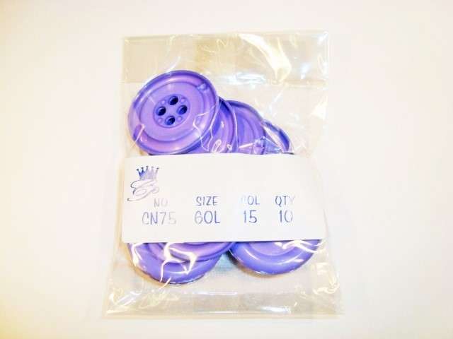 10 Big round buttons size 37mm 60 line choice of colour