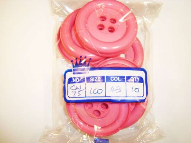 10 Big round buttons size 62mm 100 line choice of colour