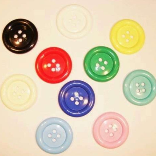 10 Big round buttons size 50mm 80 line choice of colour