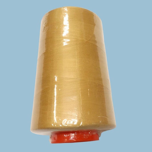 1 cone of Banana Colour 5000 yard polyester machine sewing thread No 120 Normal thickness CLEARANCE