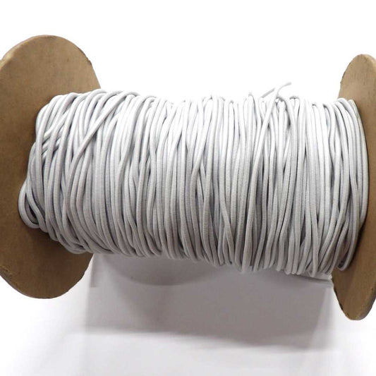 ! Only one large part reel of round white elastic 2mm wide approximately 200 metres