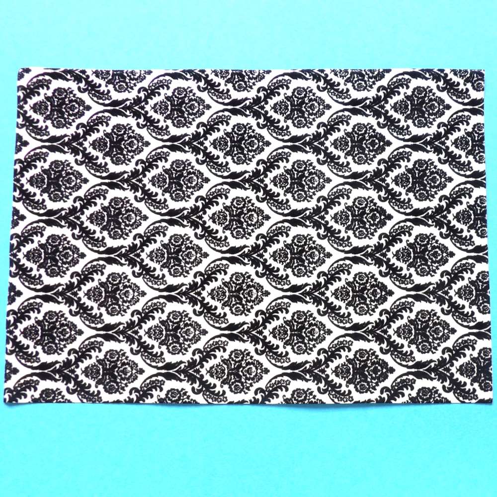 Fancy Paper Pattern Basic 10 sheets of Fancy Paper with raised patten Like Velvet / Flocked Ivor ...