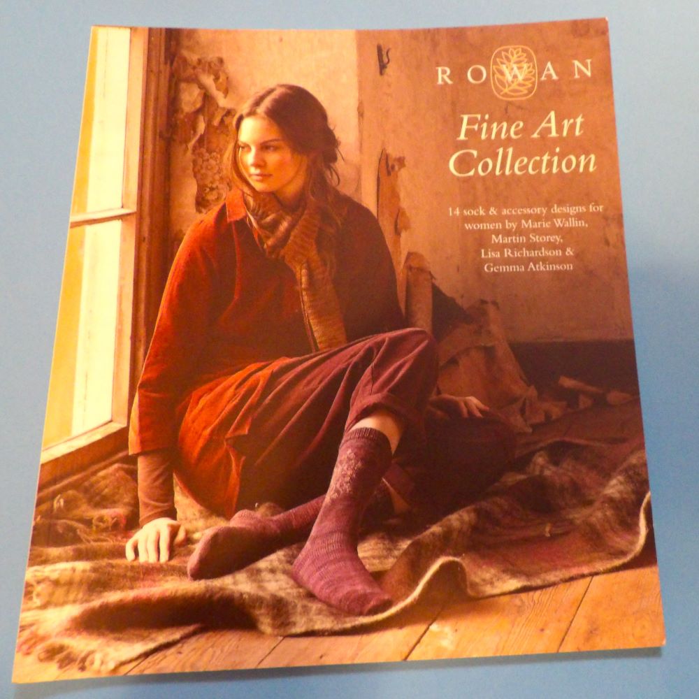 Rowan Knitting Fine Arts Collection Socks Scarf Wrap Stocking Shawl Knitting Patterns Book clearance