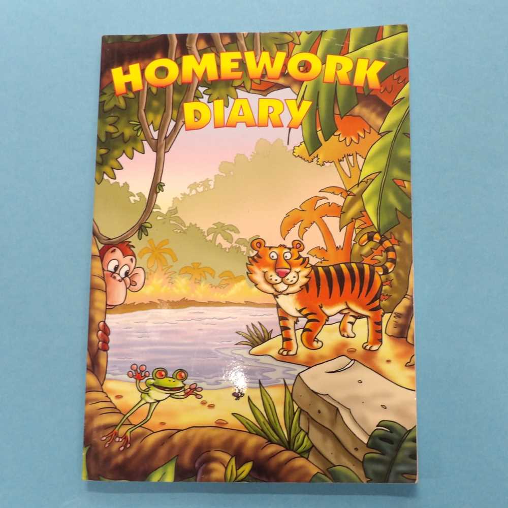 4 Homework Diary Book Jungle deign size A5 clearance