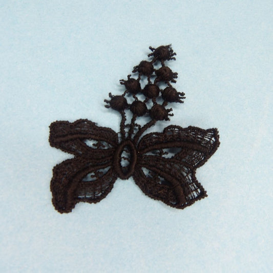 20 Black Butterfly design motifs size 45mm clearance
