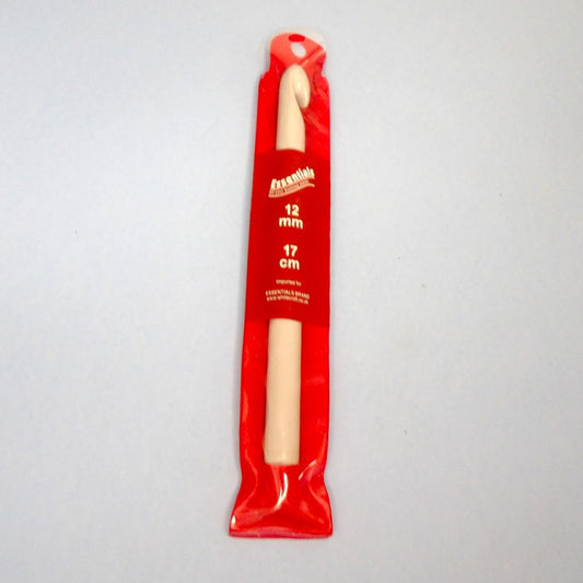 One large plastic crochet hooks 12cm long size 12mm Whitecroft Brand