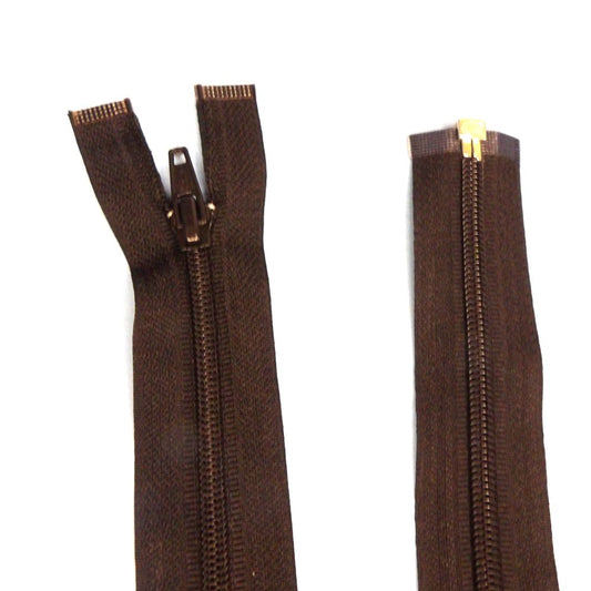 10 Black Nylon Open End Zips size 74cm / 29 inch clearance