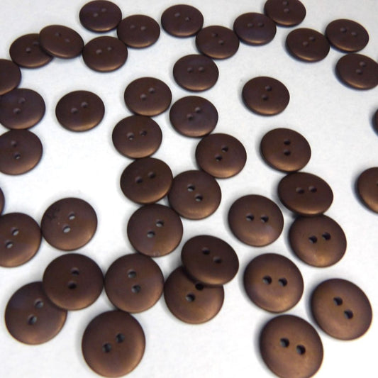 100 Dark Navy 2 Hole Buttons Size 15mm Clearance