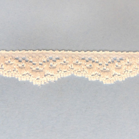 20 Metres Of White Lace 22mm Wide Loose In A Bag Clearance