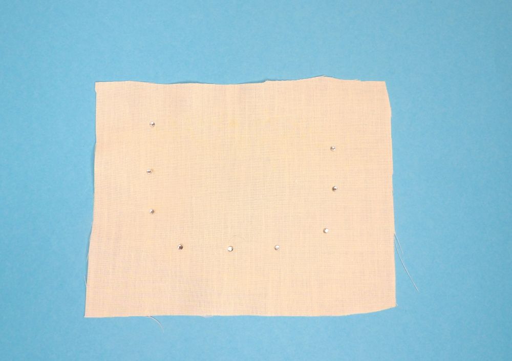 5 Sheet Of 6 Iron On Hot Fix Clear Diamante  4 x 3mm x 9 Type Iron Motifs Size 11cm x 7cm Clearance