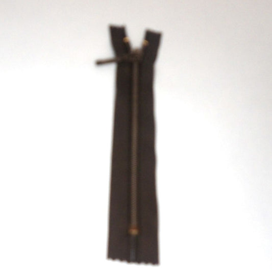 10 Black Thick Teeth Closed End Zips With Long Thin Pull Size 18cm / 7 inch Clearance