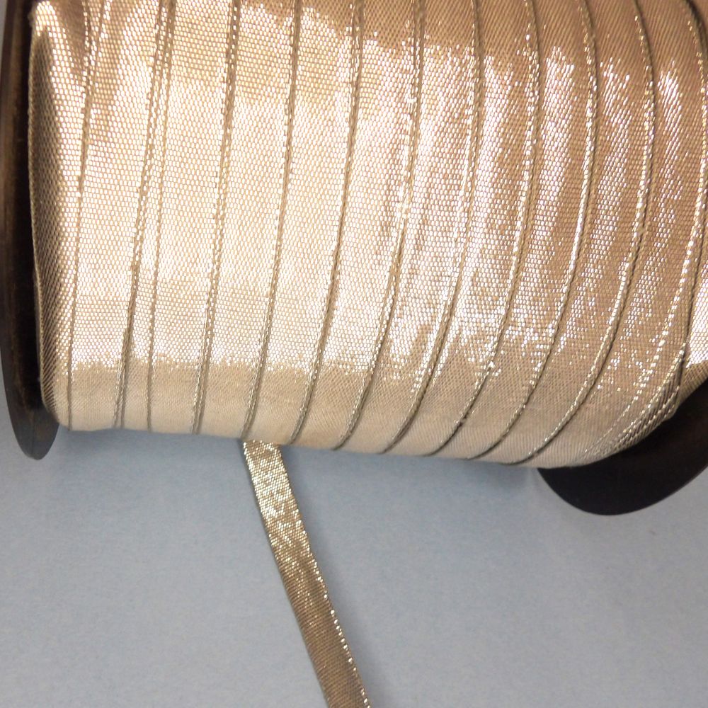 500 Metre Reel Of Silver Lurex Metallic Tape/Ribbon 12mm wide Clearance