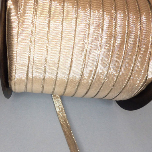 500 Metre Reel Of Silver Lurex Metallic Tape/Ribbon 12mm wide Clearance