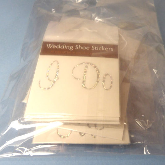 Only One Lot Of 18 Shoe Sticker Packs For Wedding Days