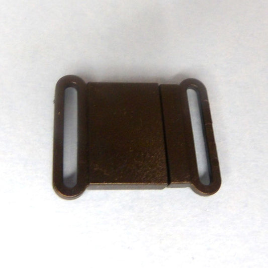10 Small Black Clasp Buckles Like Bum Bag Buckles Pull Apart For 20mm Webbing Size 30cm x 22mm Clearance