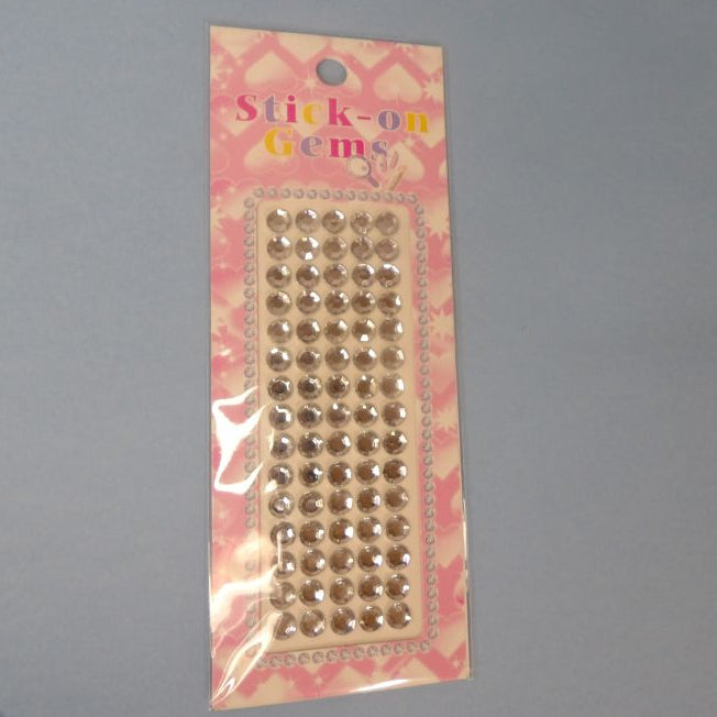 Card Of Clear Craft Stickers Size 5mm 75 On Each Card Clearance