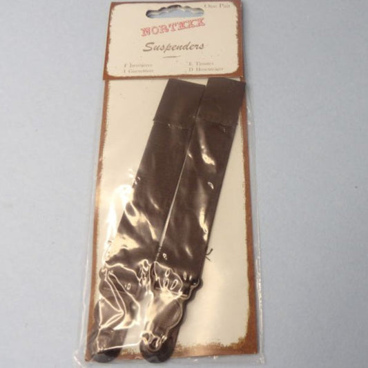 Only One lot of 3 Cards Of One Pair Of Black Slip On Suspenders