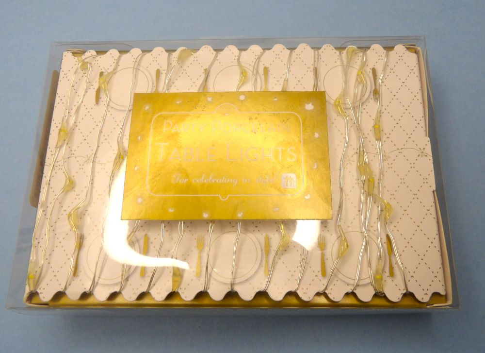 Only One 6 Boxes Of 3 Metre Party Table Mini White Lights Party Porcelain Brand