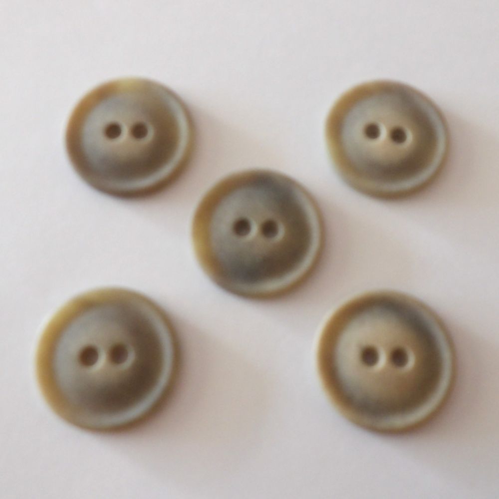 Only One Lot Of 485 Grey/Light Grey 2 Hole Buttons [ 4 Sizes ]