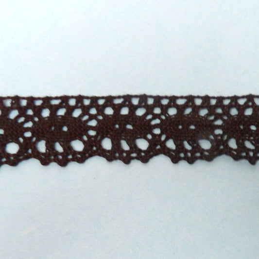 10 Metres Of Black Cotton Type Lace 30mm Wide Clearance
