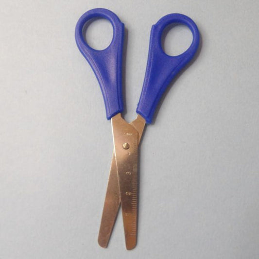 Pair Of Small Royal Blue Handle Scissors  Size 13 cm / 5 Inch  Clearance