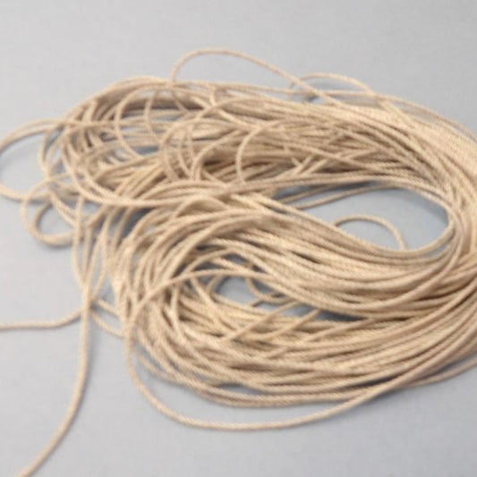 20 Metres Of Light Grey Satin Twist Cord 1.5mm Wide Loose In A Bag Clearance
