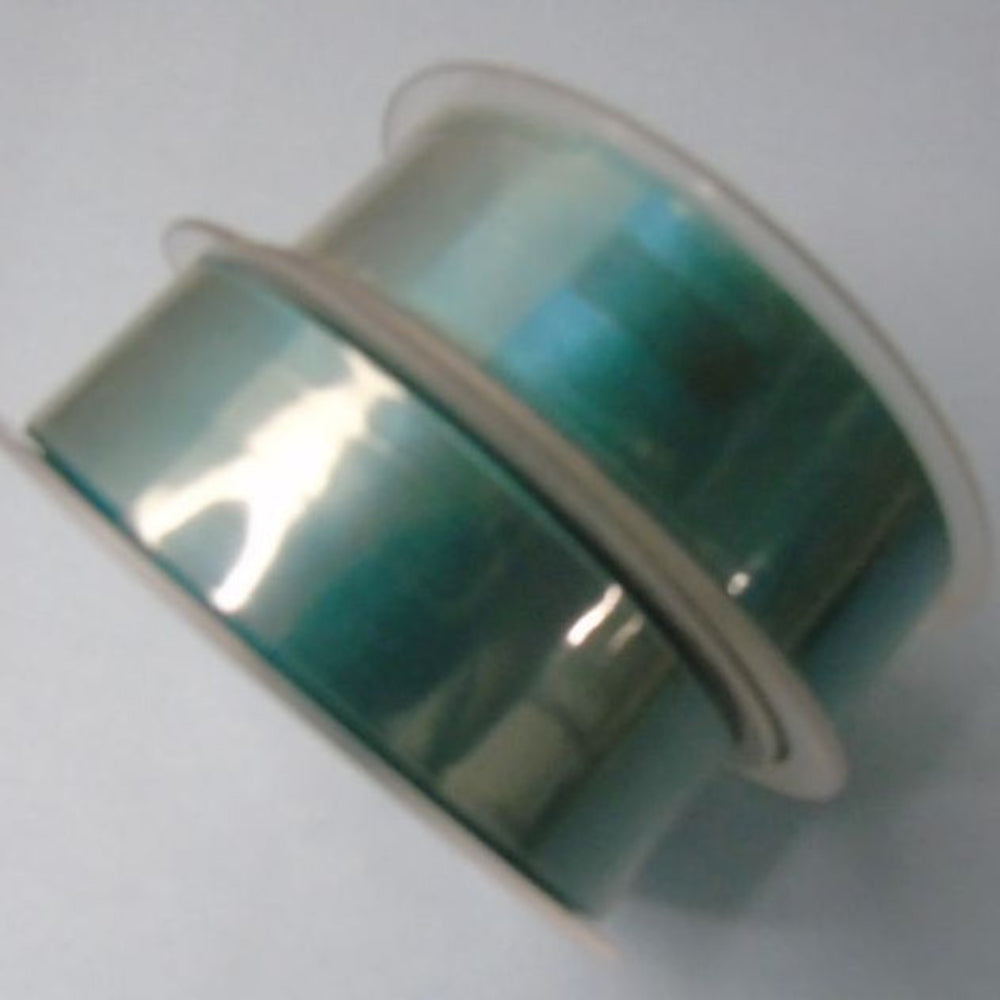Only One lot Of 2 x Dark Jade 25 metre Reels Of 25mm Double Satin Ribbon