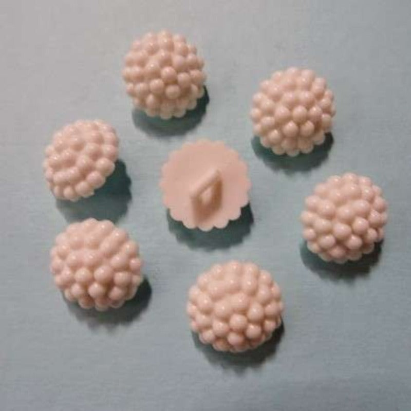 50 white shank buttons with pattern 18mm clearance