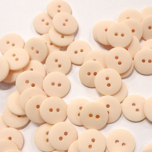 100 pale pink 2 hole buttons size 15mm clearance