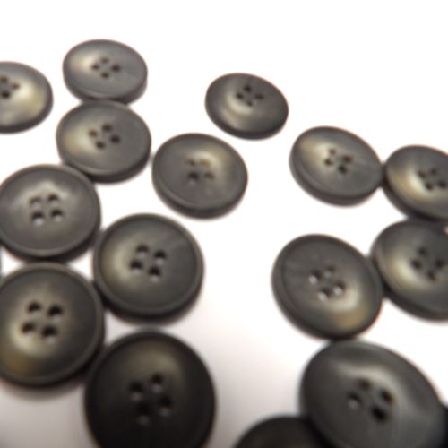 100  dark grey / light grey 4 hole buttons 20mm clearance