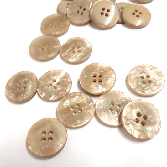 100 fawn 2 hole multi dusty pink buttons 20mm clearance