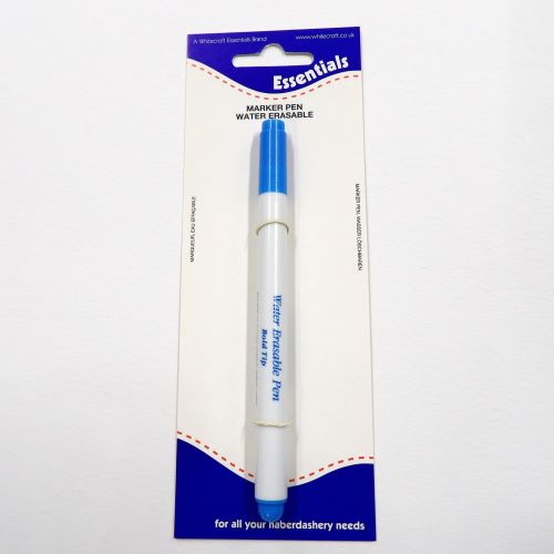 Marker pen water erasable blue ink Whitecroft Brand