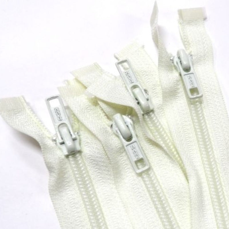 46cm 5 nylon open end zips Ivory 46cm / 18 inch clearance – Bits & Bats ...