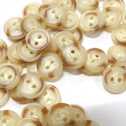 100 Aran Type colour 2 hole buttons size 12mm clearance