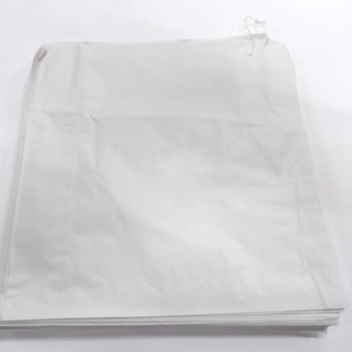 100 white paper [ sulphite ] bags NEW; Bag Size: 25cm x 24cm