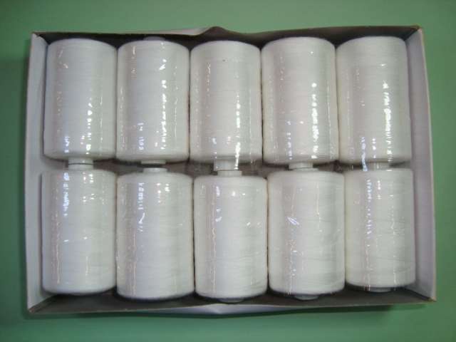 10 reels polyester machine thread 1000 yards / 915 metres number 120 normal thickness