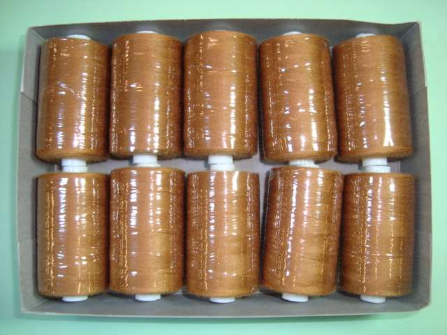 10 reels polyester machine thread 1000 yards / 915 metres number 120 normal thickness