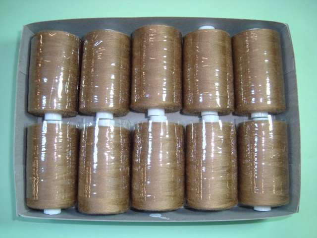 10 reels polyester machine thread 1000 yards / 915 metres number 120 normal thickness