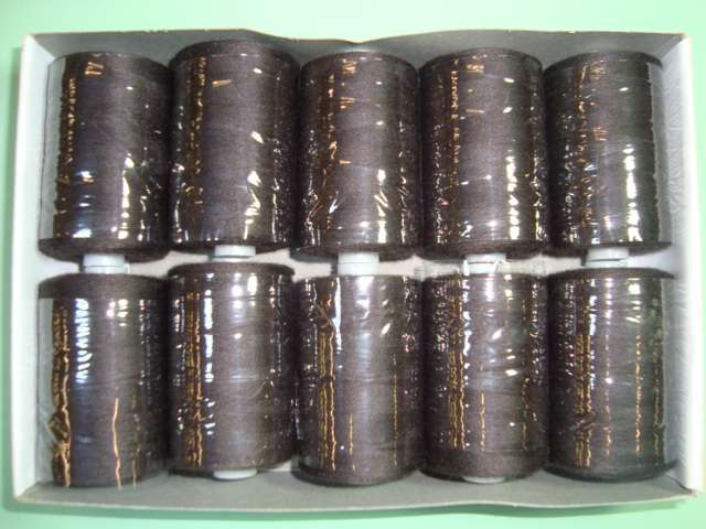 10 reels polyester machine thread 1000 yards / 915 metres number 120 normal thickness